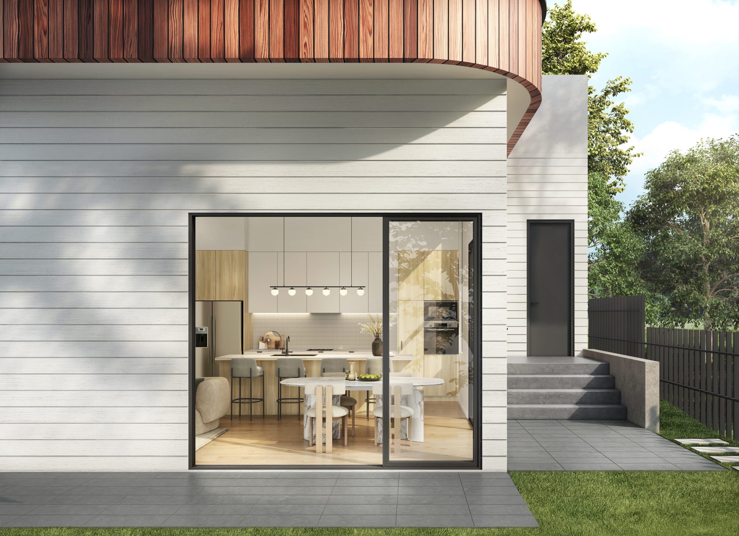Private courtyard
