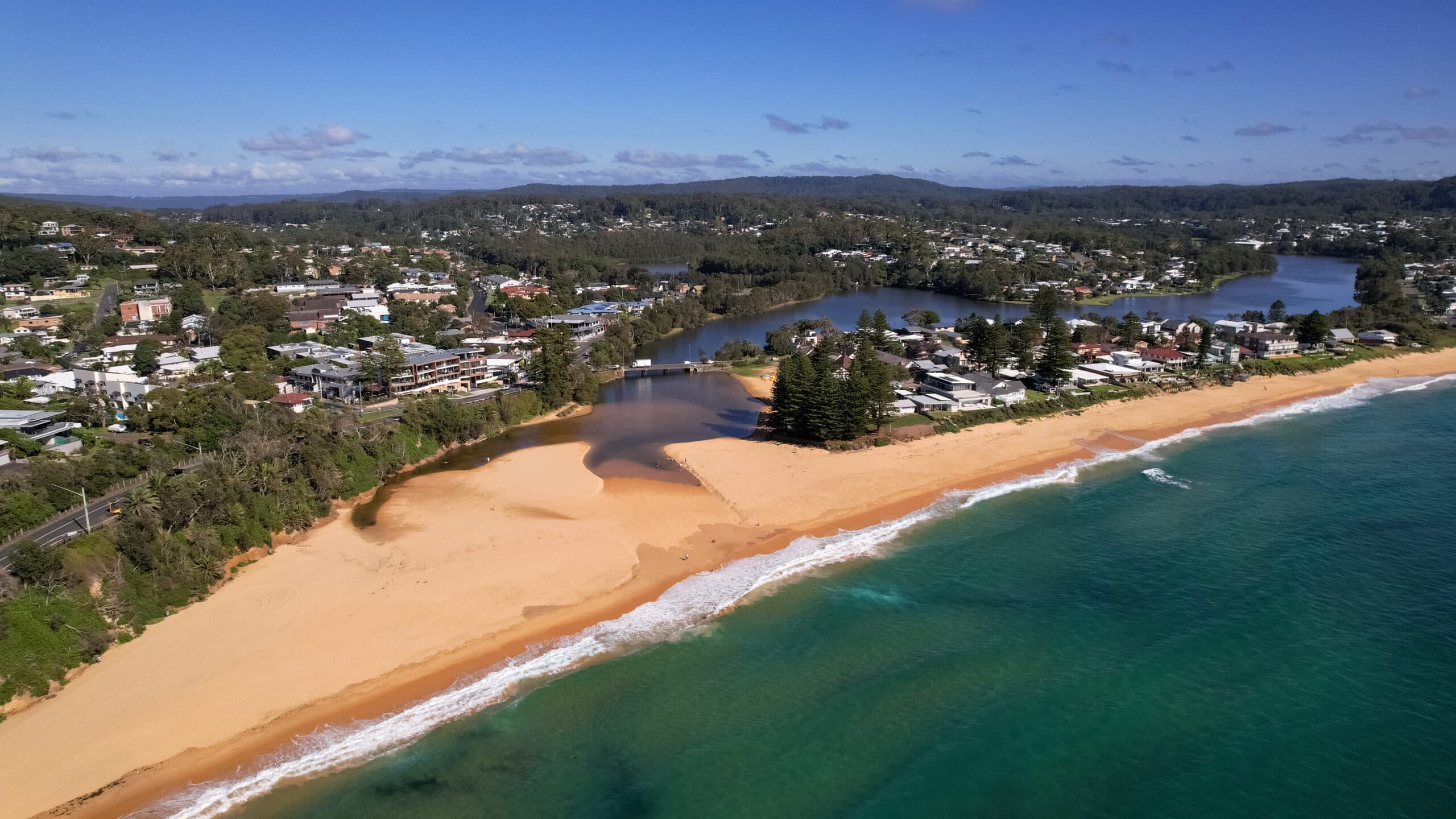 Aerial view — Terrigal coastline