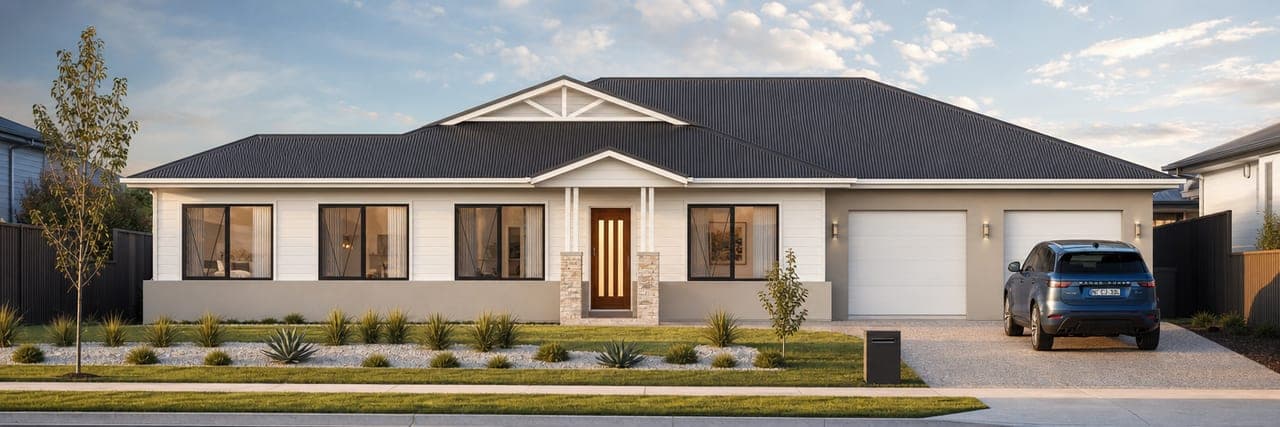 Dual Living Hunterview — exterior render