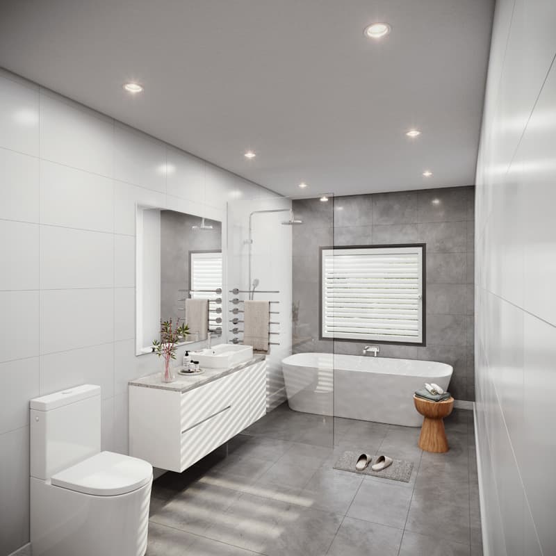 Contemporary bathroom