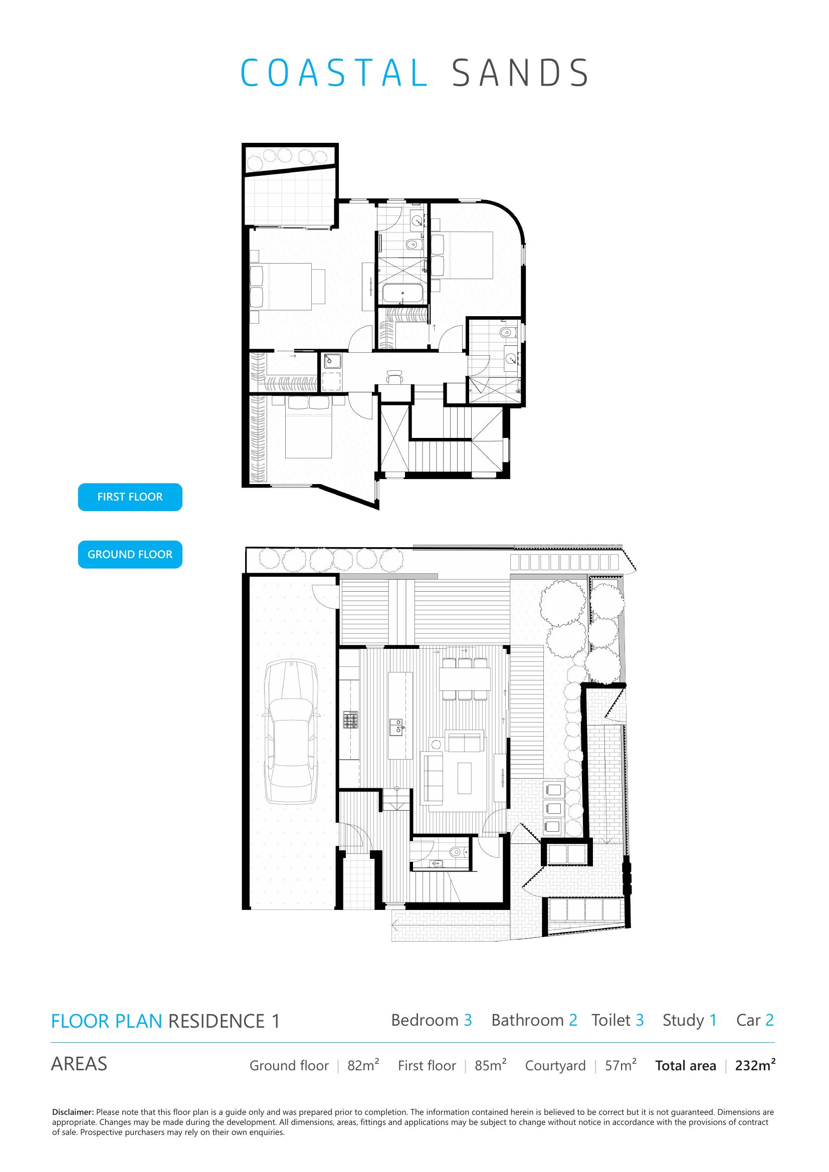 Residence 1, Coastal Sands, 234 Terrigal Drive, Terrigal floorplan page 2