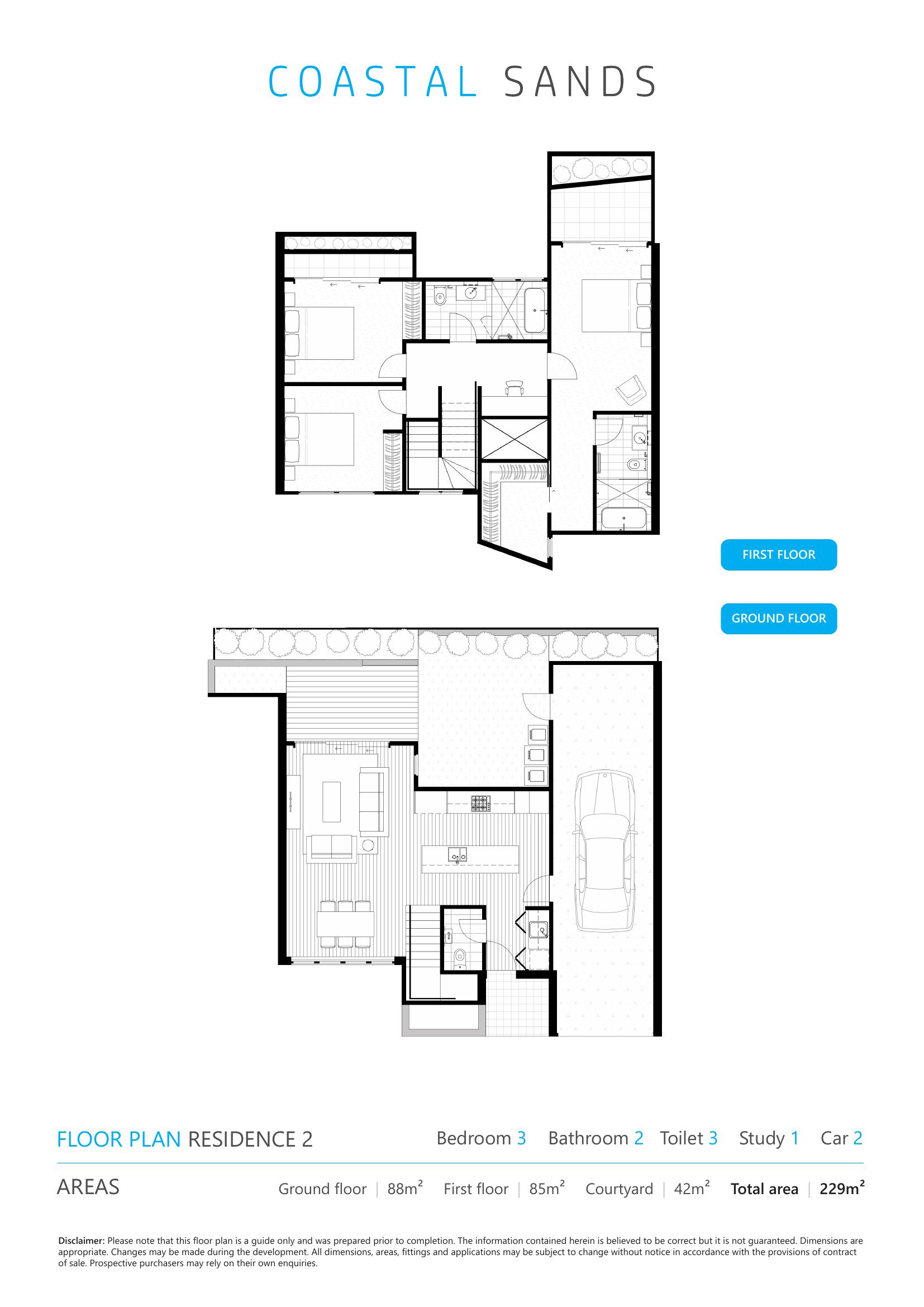 Residence 1, Coastal Sands, 234 Terrigal Drive, Terrigal floorplan page 3
