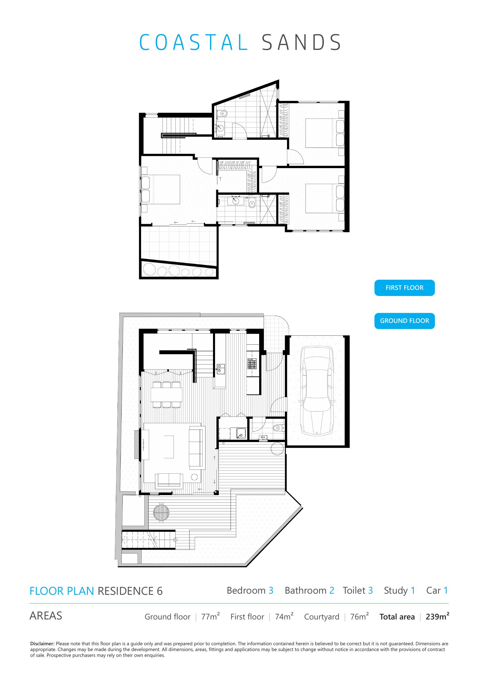 Residence 1, Coastal Sands, 234 Terrigal Drive, Terrigal floorplan page 7